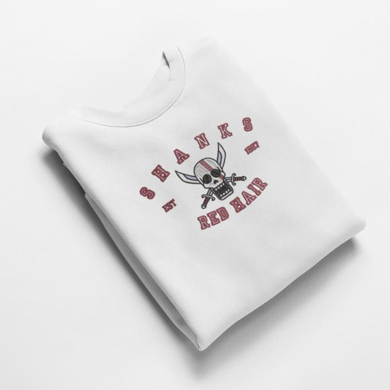 AKAGAMI VARSITY / Crewneck / Hoodie, Anime Embroidery Menswear Embroidered Unisex Hoodie