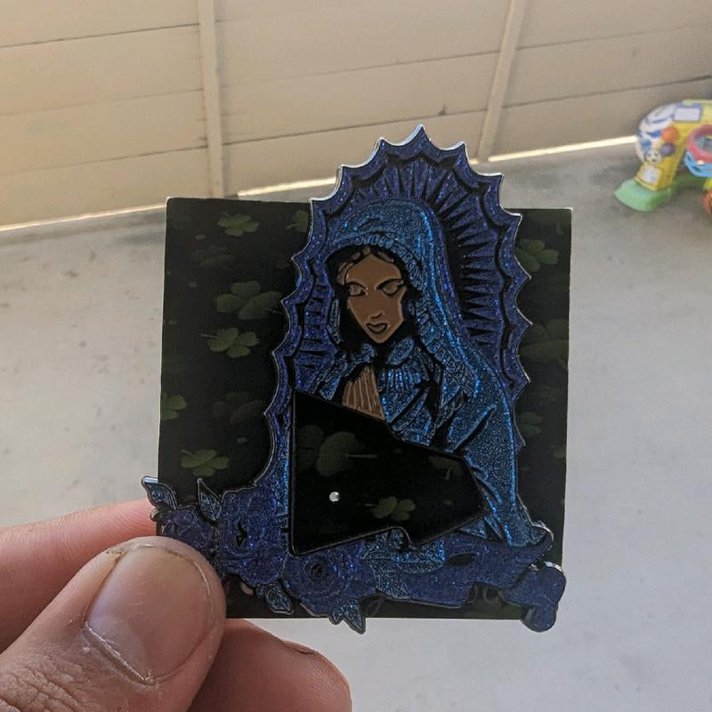 Pin Virgen De Guadalupe (Blue) Para Gorras