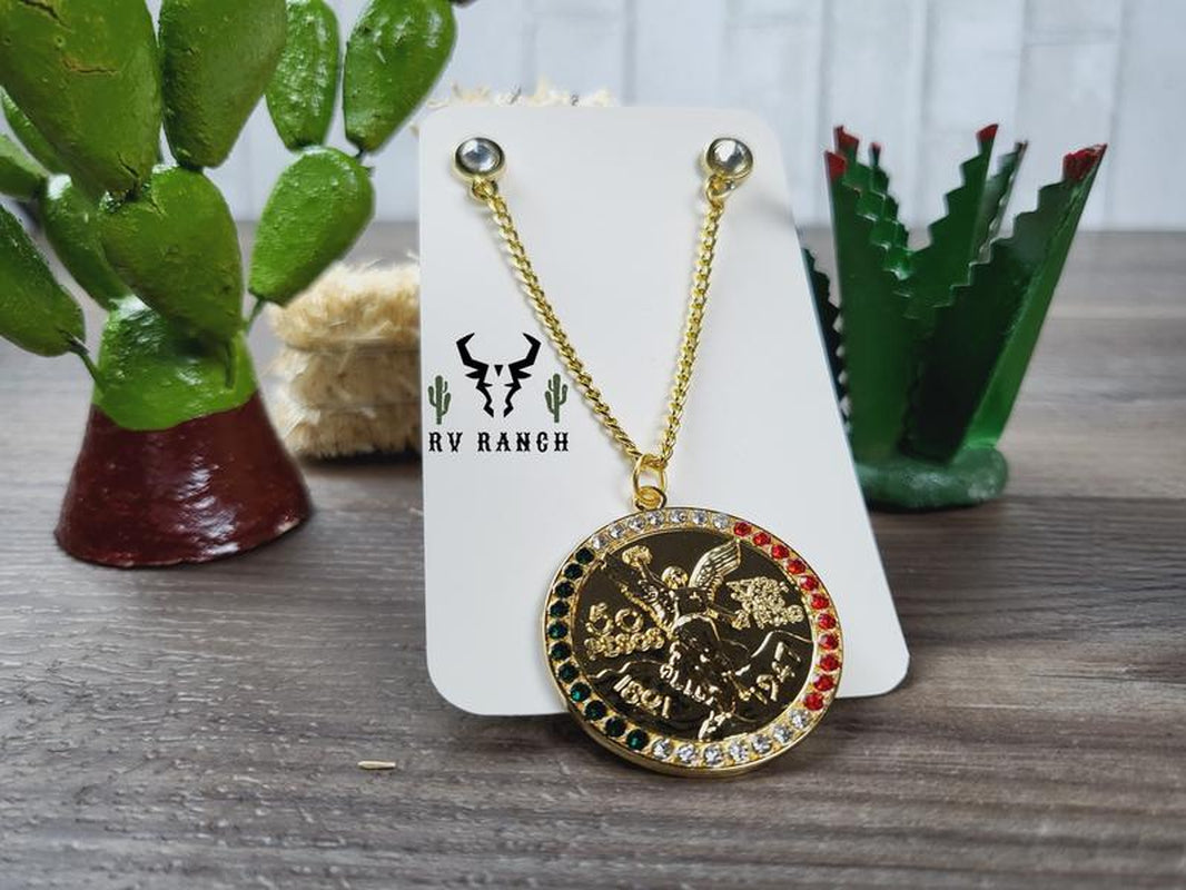 Aguila De Mexico Hat Pin, Escudo De Mexico, Pin De Cadena Para Gorras, Centenario Cap Clip