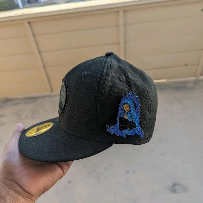 Pin Virgen De Guadalupe (Blue) Para Gorras