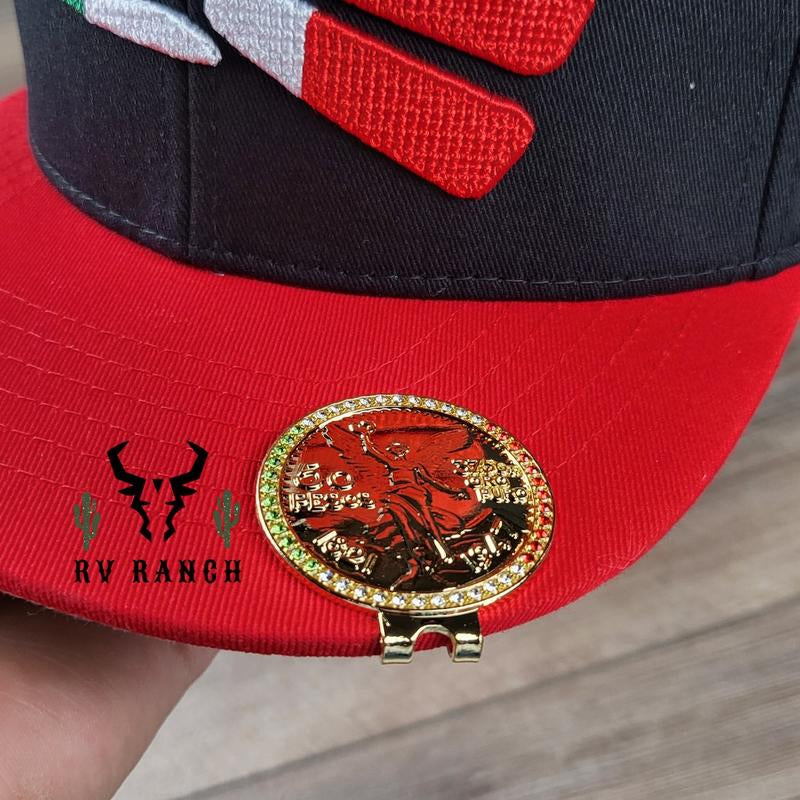 Aguila De Mexico Hat Pin, Escudo De Mexico, Pin De Cadena Para Gorras, Centenario Cap Clip