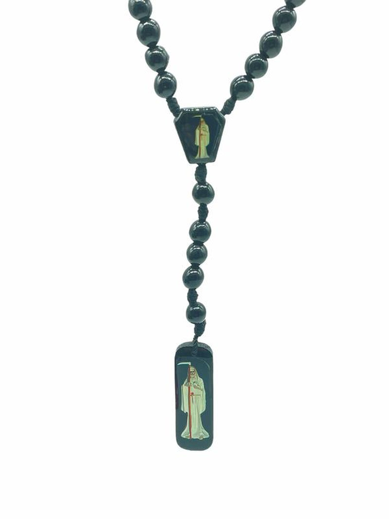 Santa Muerte Rosary Necklace