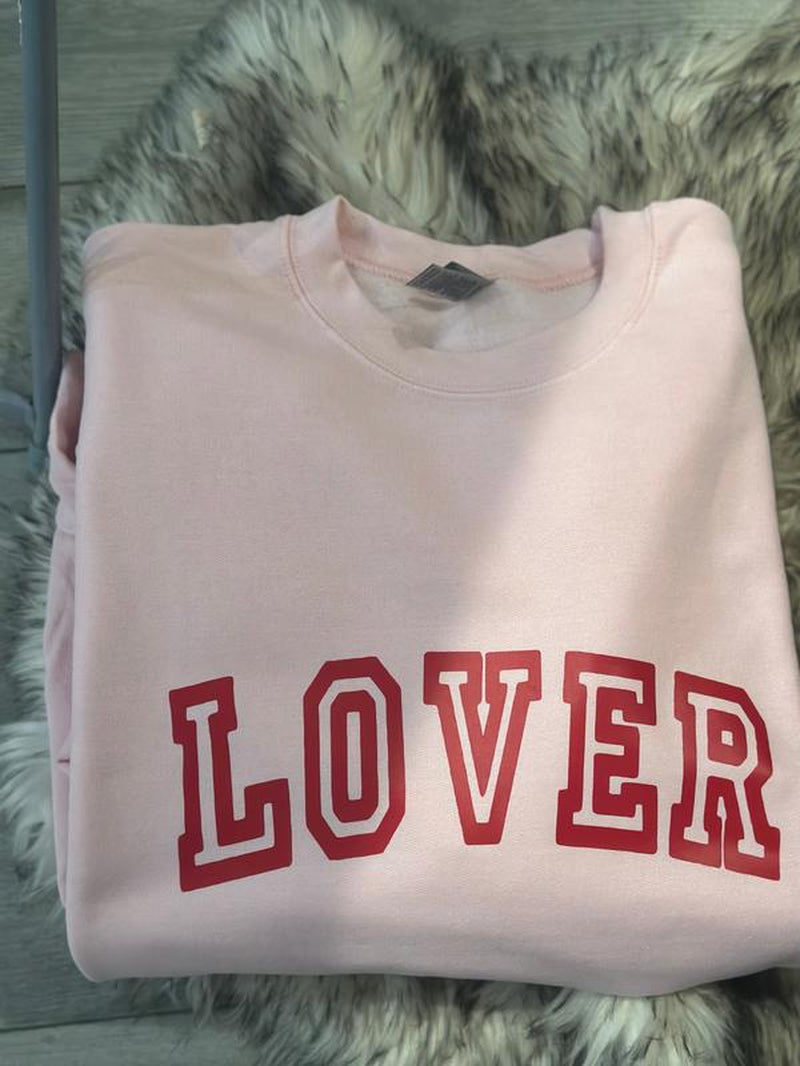 Lover Sweatshirt or Tshirt Crewneck Medium