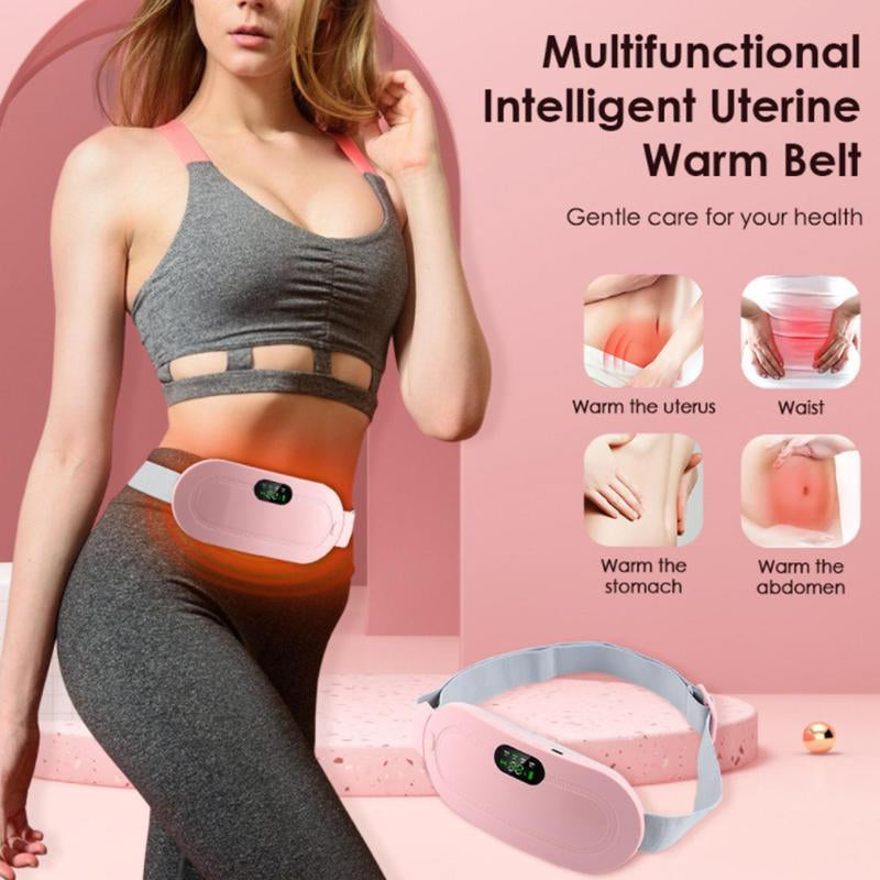 Portable Heating Pad, 1 Set Electric & Fast Heating Warm Belt, Multipurpose Women Belly & Back Heating Belt, Winter Gift, Massage
