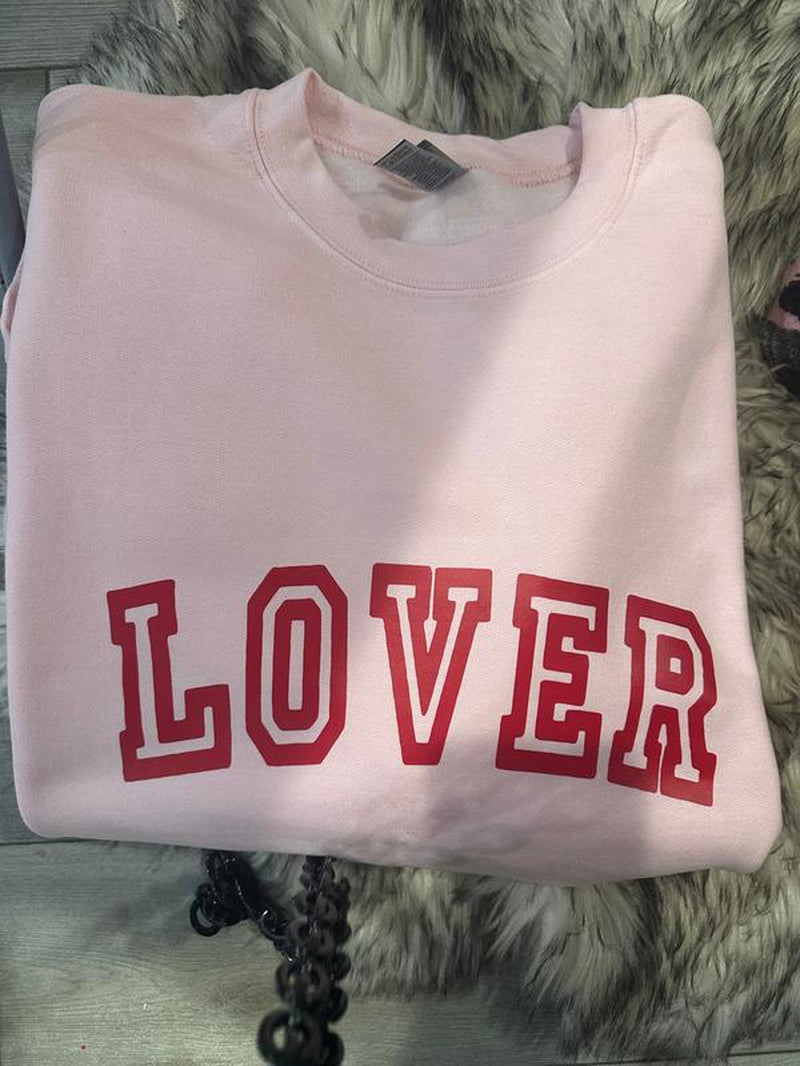 Lover Sweatshirt or Tshirt Crewneck Medium