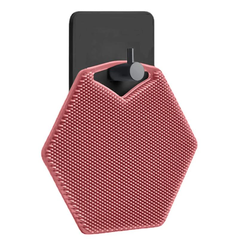 Silicone Body Care Massager with Storage Hook Set, Summer Gifts, 1/2/4 Counts Reusable Body Skincare Deep Cleansing Brush