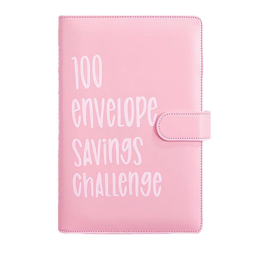 100 Envelope Challenge Binder, Savings Challenges Sheets ，Budget Binder with Cash Envelopes，Fun Way to save $5,050,Budget Binder Planner Book，A5 Money Saver Envelope Challenge Binder
