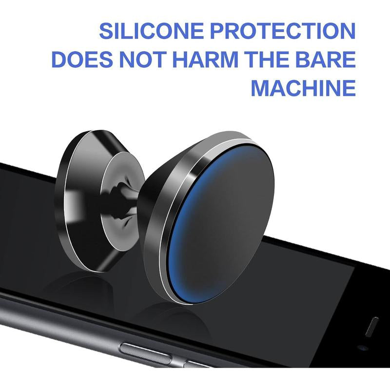 【2-Pack】 Magnetic Phone Holder for Car with Strong Magnet 4 Plates Cell Phone Mount for Iphone Magnetic Car Phone Holder Accessories New