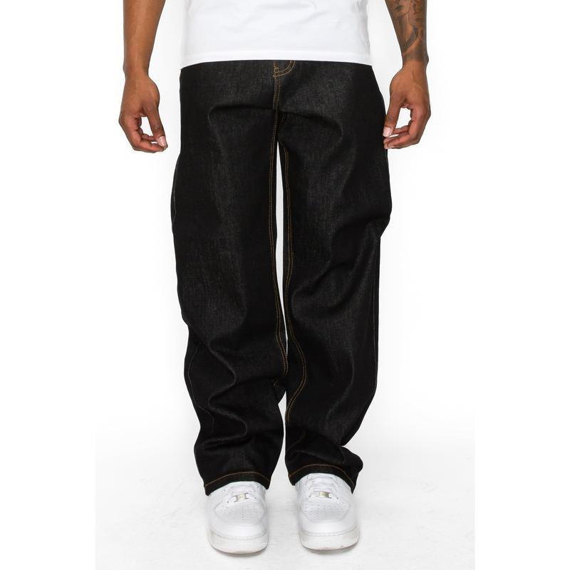 VICTORIOUS Essential Baggy Raw Denim Jeans Menswear Best Selling Jeans
