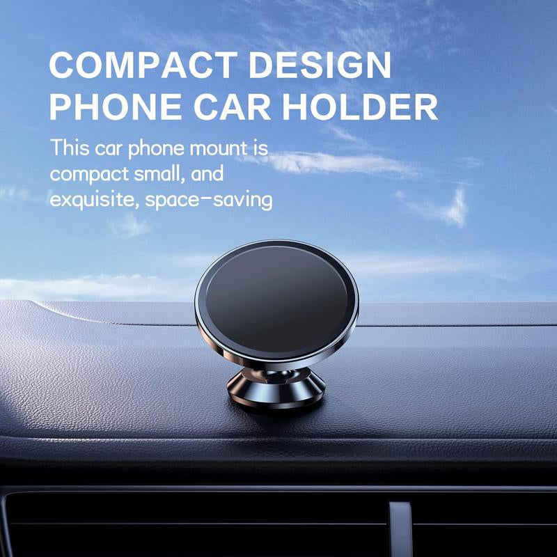 【2-Pack】 Magnetic Phone Holder for Car with Strong Magnet 4 Plates Cell Phone Mount for Iphone Magnetic Car Phone Holder Accessories New