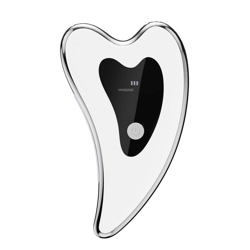 【Mosnami】Electric Gua Sha Face & Neck Tools, Face S-Culpting Tool/Lift Device with Heated & Vibration Massager,Usb Rechargeable, Comfort Facial Device