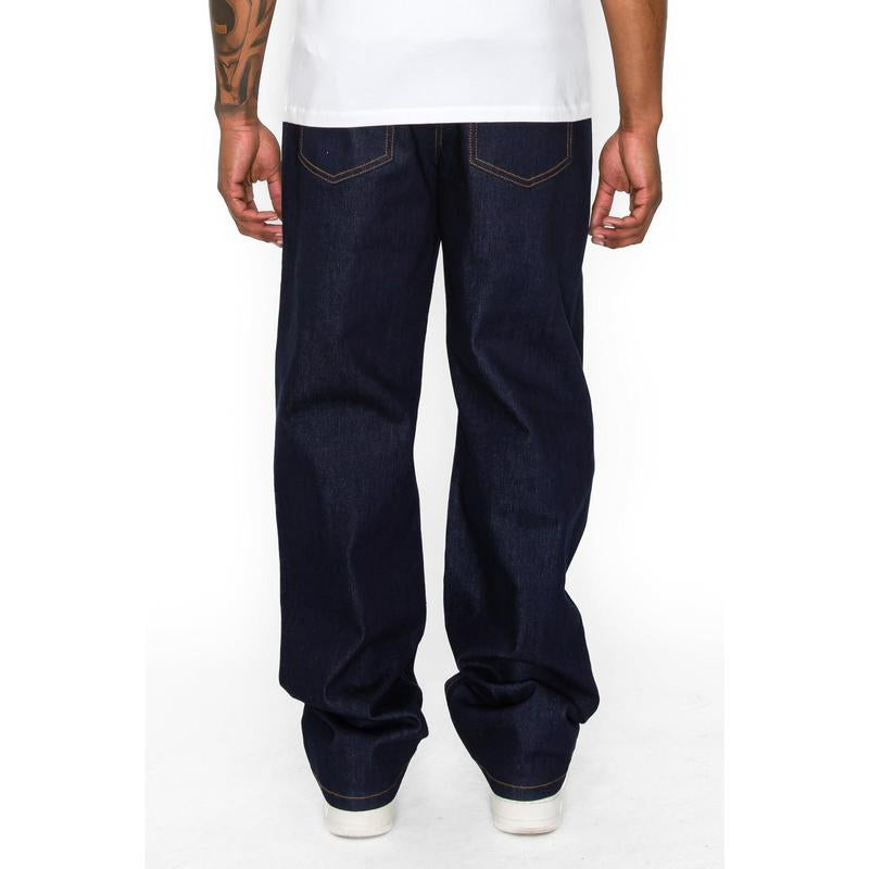 VICTORIOUS Essential Baggy Raw Denim Jeans Menswear Best Selling Jeans