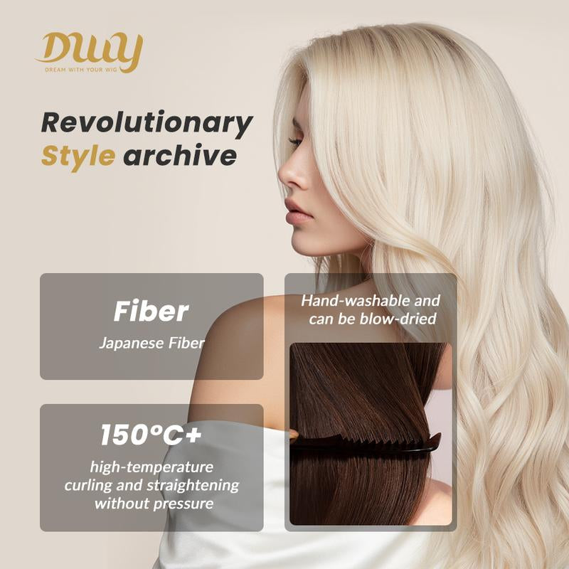 Eliana C-DWY Mono Lace Front Free Part Short Blonde Curly Glueless Synthetic Wig for Women 10 Inches