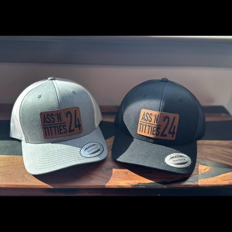 A** & Ti**Es Trucker Hat * Free Koozie