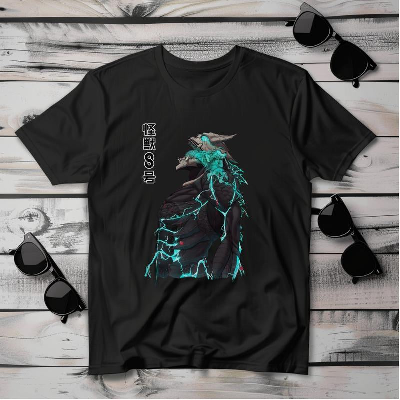 Kaiju Number 8 Graphic Tee Mens Gift Vintage Clothing Men Anime Merch Apparel Men Gifts Graphic Tees Mens Clothing Kaiju No. 8 Vintage Tees