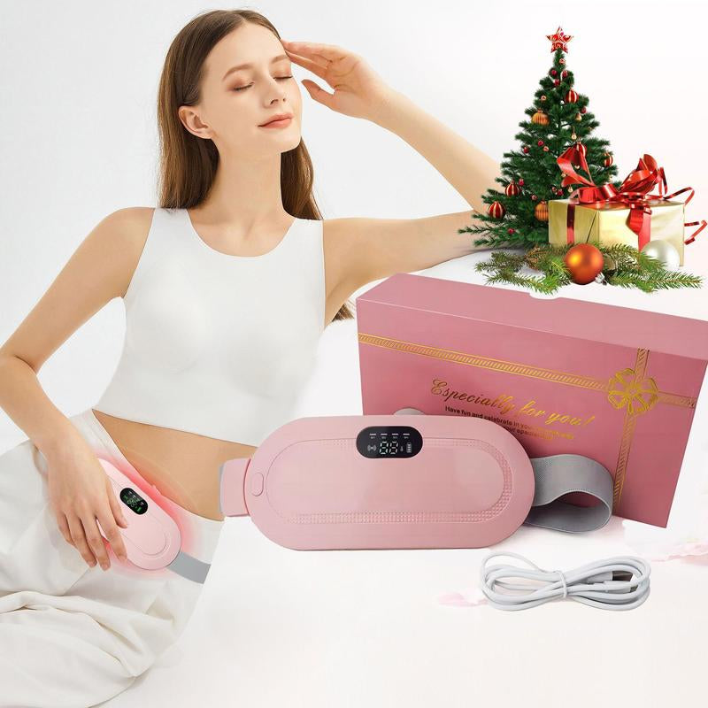 Portable Heating Pad, 1 Set Electric & Fast Heating Warm Belt, Multipurpose Women Belly & Back Heating Belt, Winter Gift, Massage