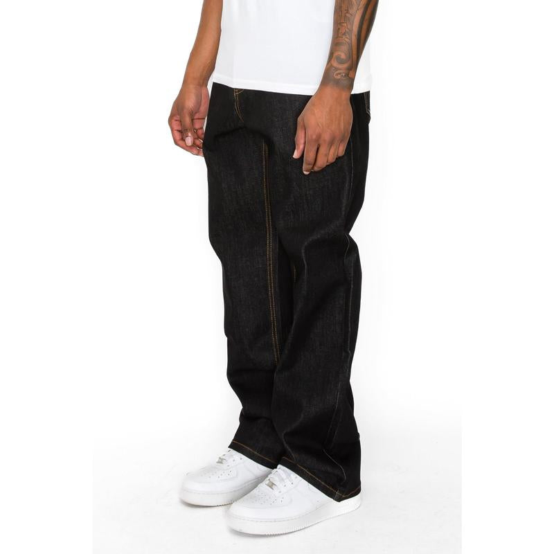VICTORIOUS Essential Baggy Raw Denim Jeans Menswear Best Selling Jeans